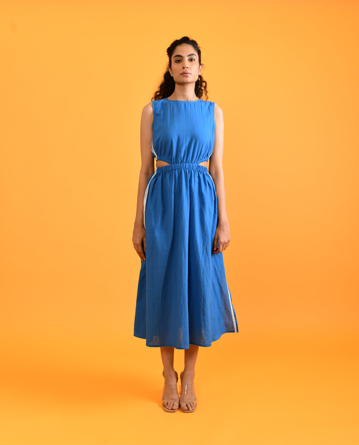 Egyptian Blue Cut Dress