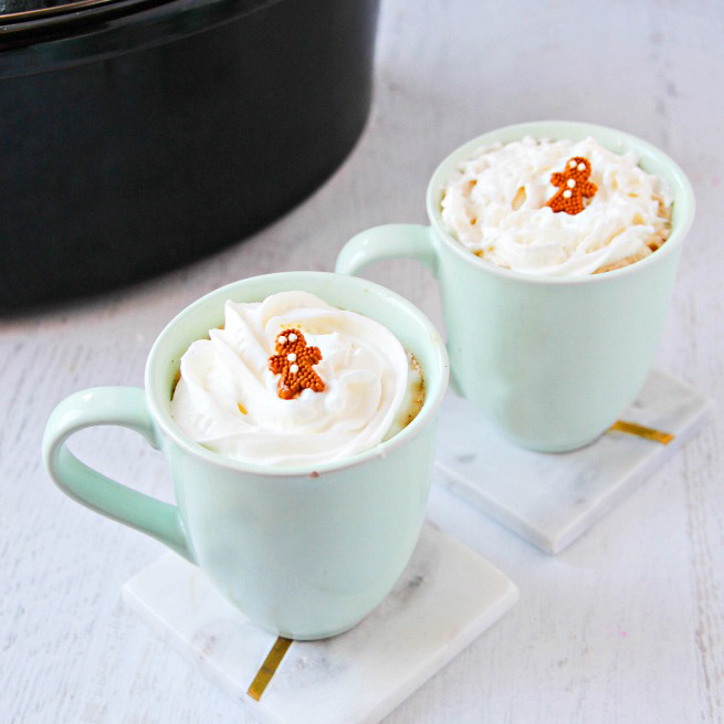 Crockpot Gingerbread Latte