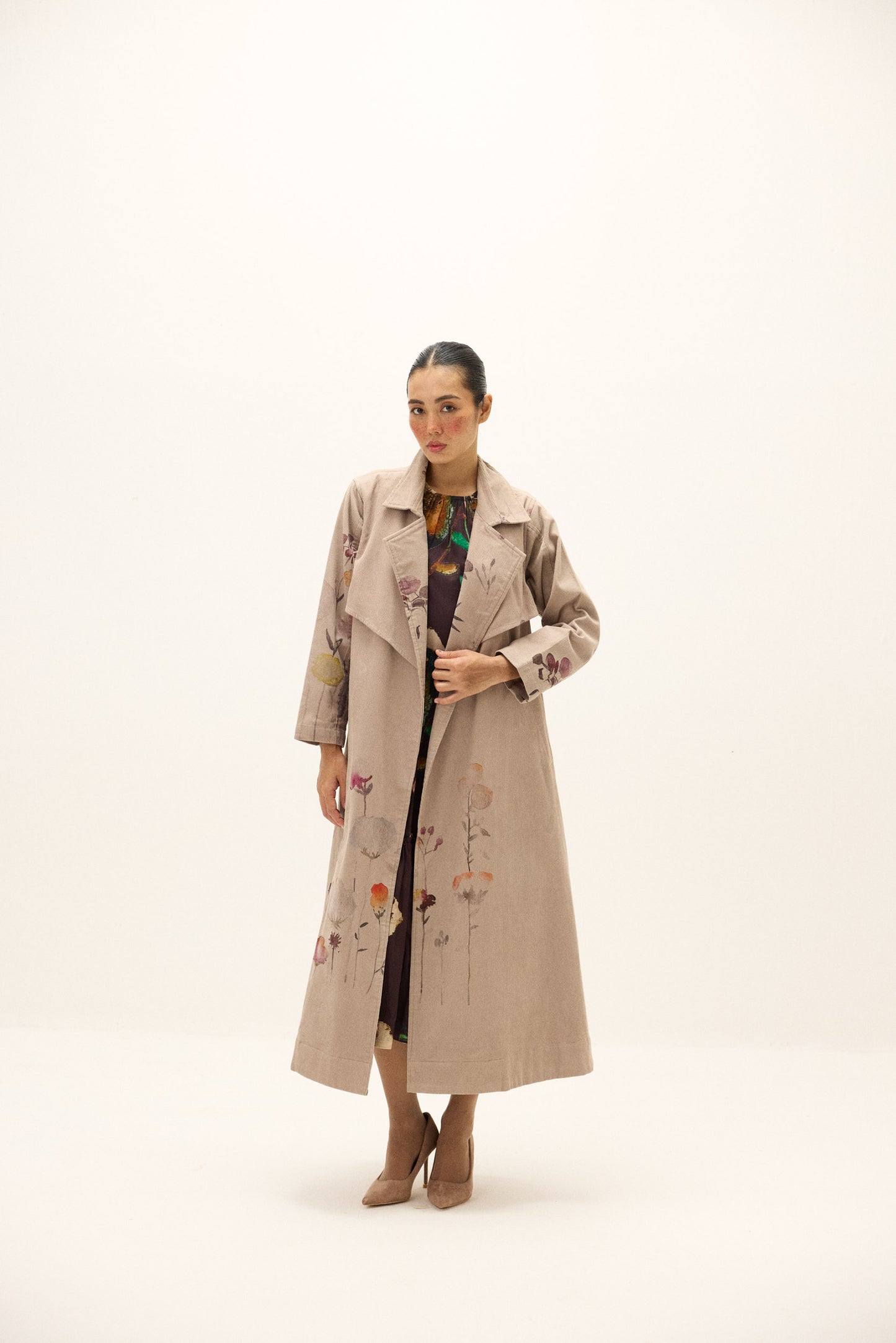 Taupe Trench Coat