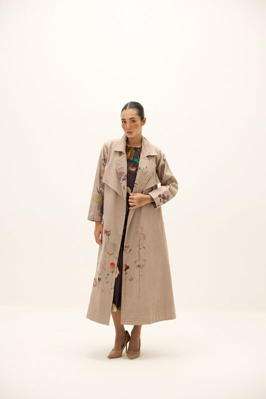 Taupe Trench Coat