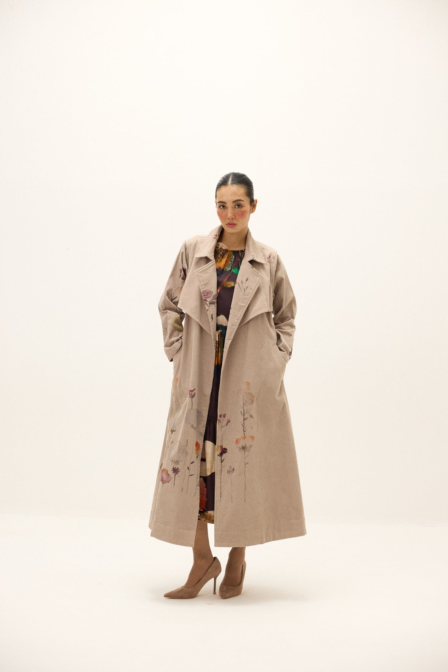 Taupe Trench Coat