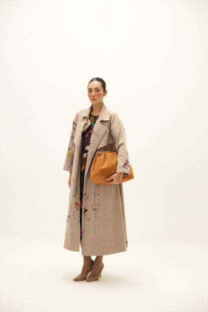 Taupe Trench Coat