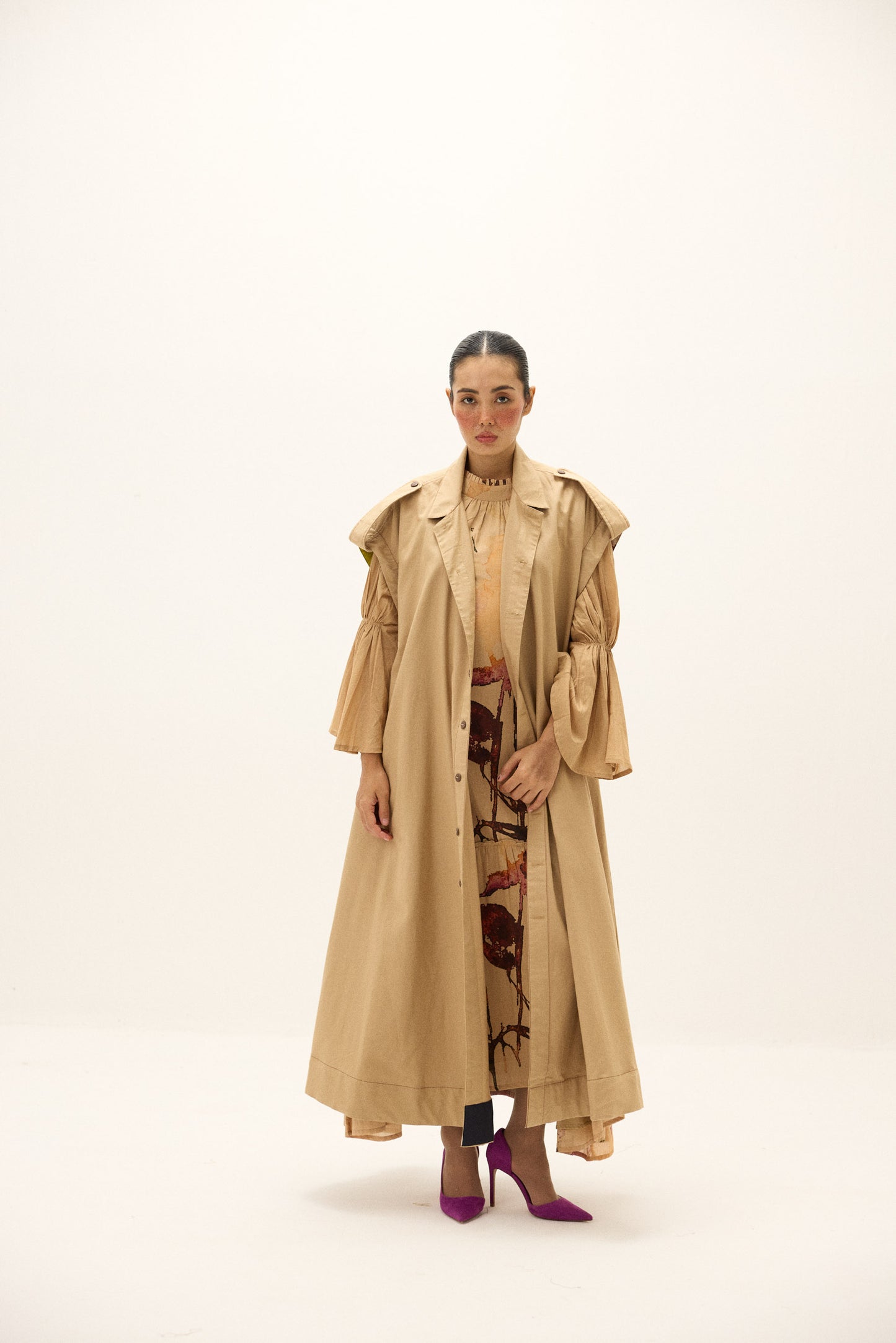 Chestnut Trench Coat