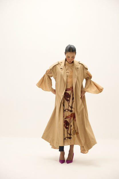 Chestnut Trench Coat