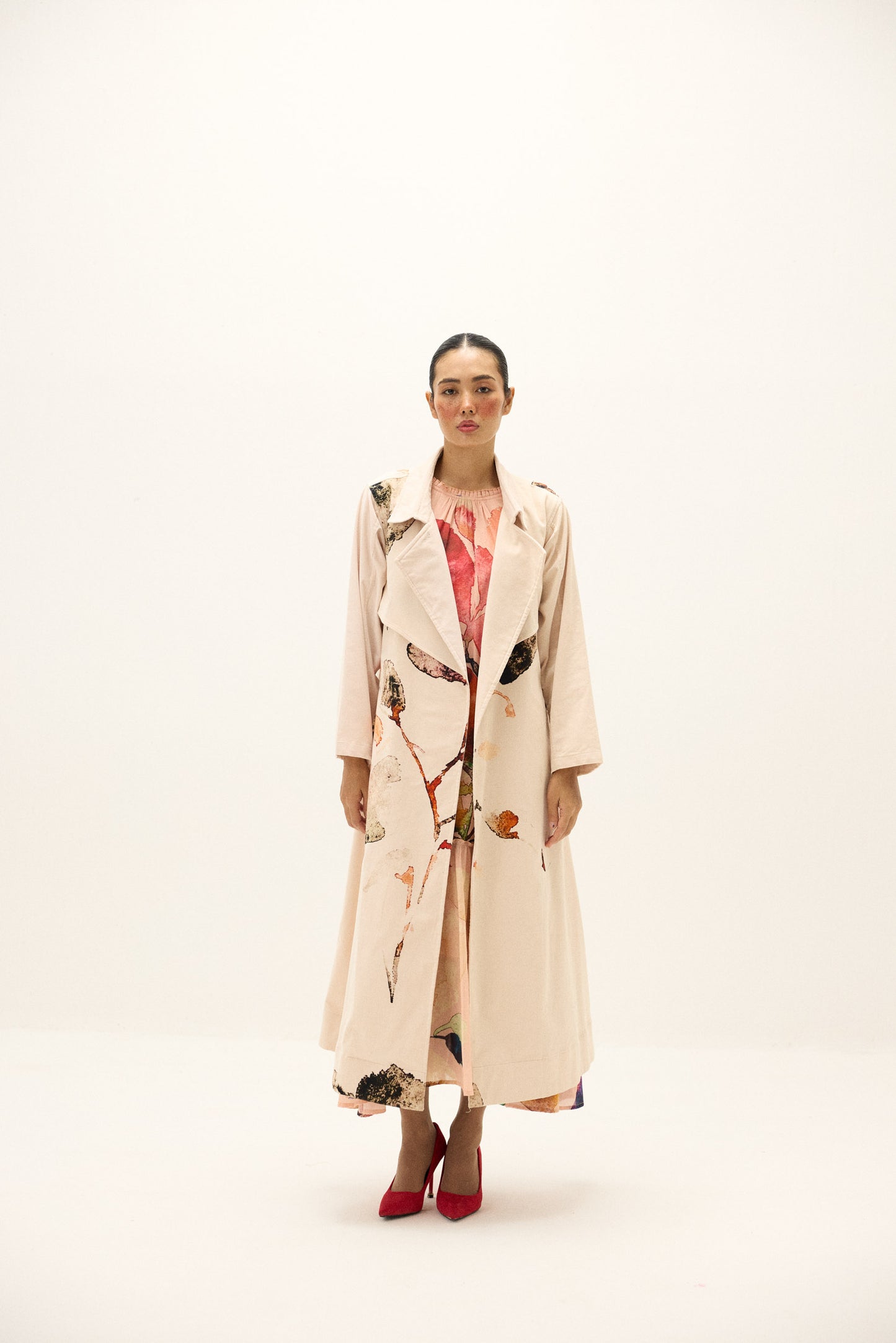 Clay Echo Trench Coat