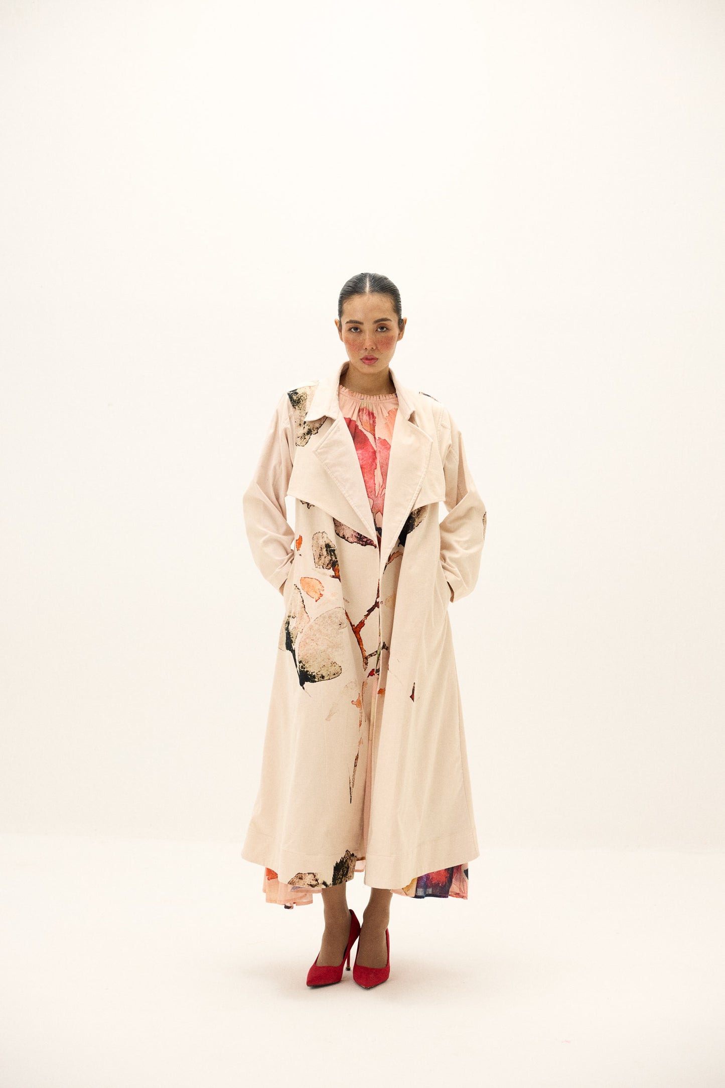 Clay Echo Trench Coat