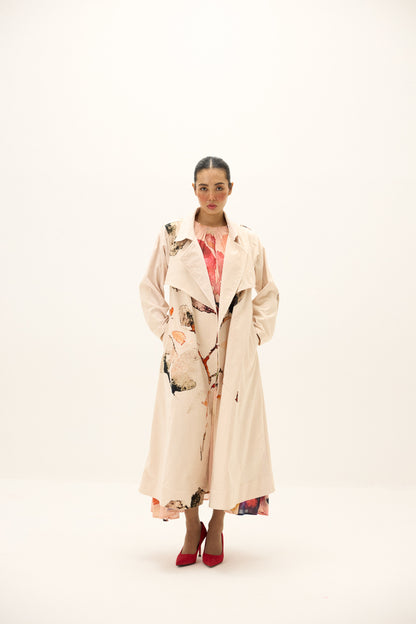 Clay Echo Trench Coat