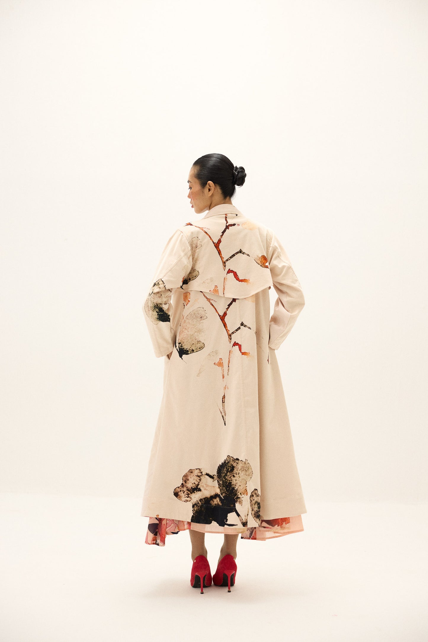 Clay Echo Trench Coat