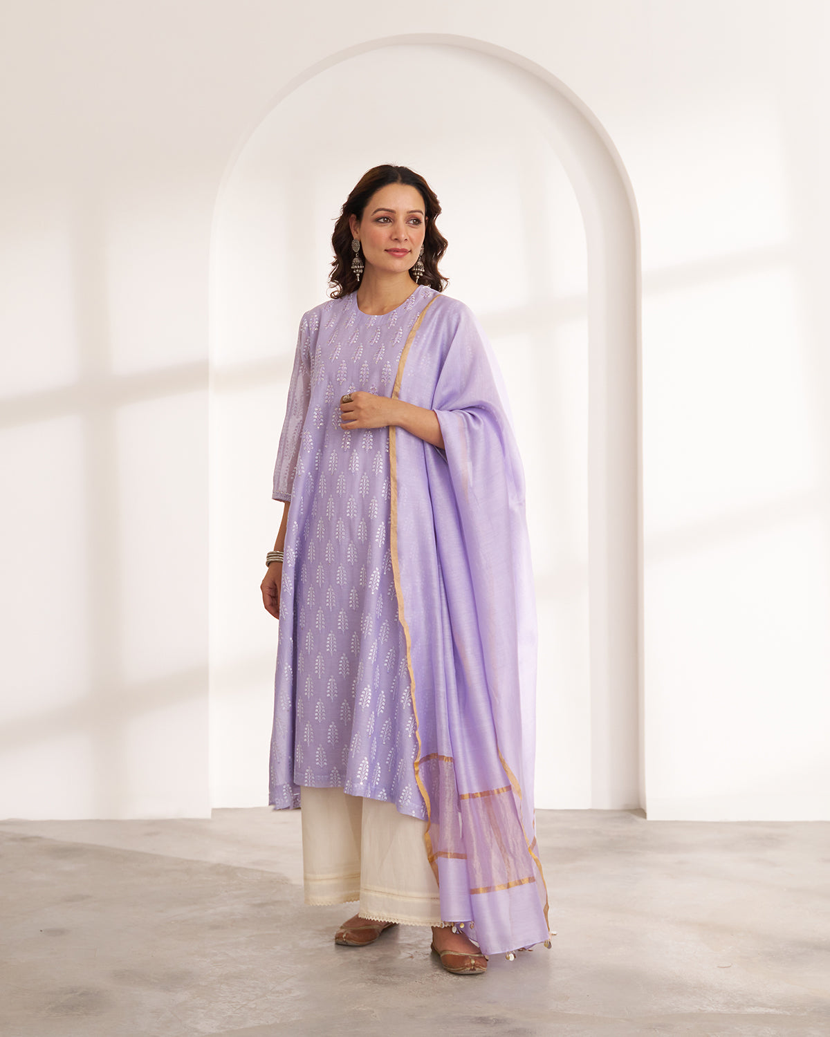 Kashni Silk Chanderi Dupatta