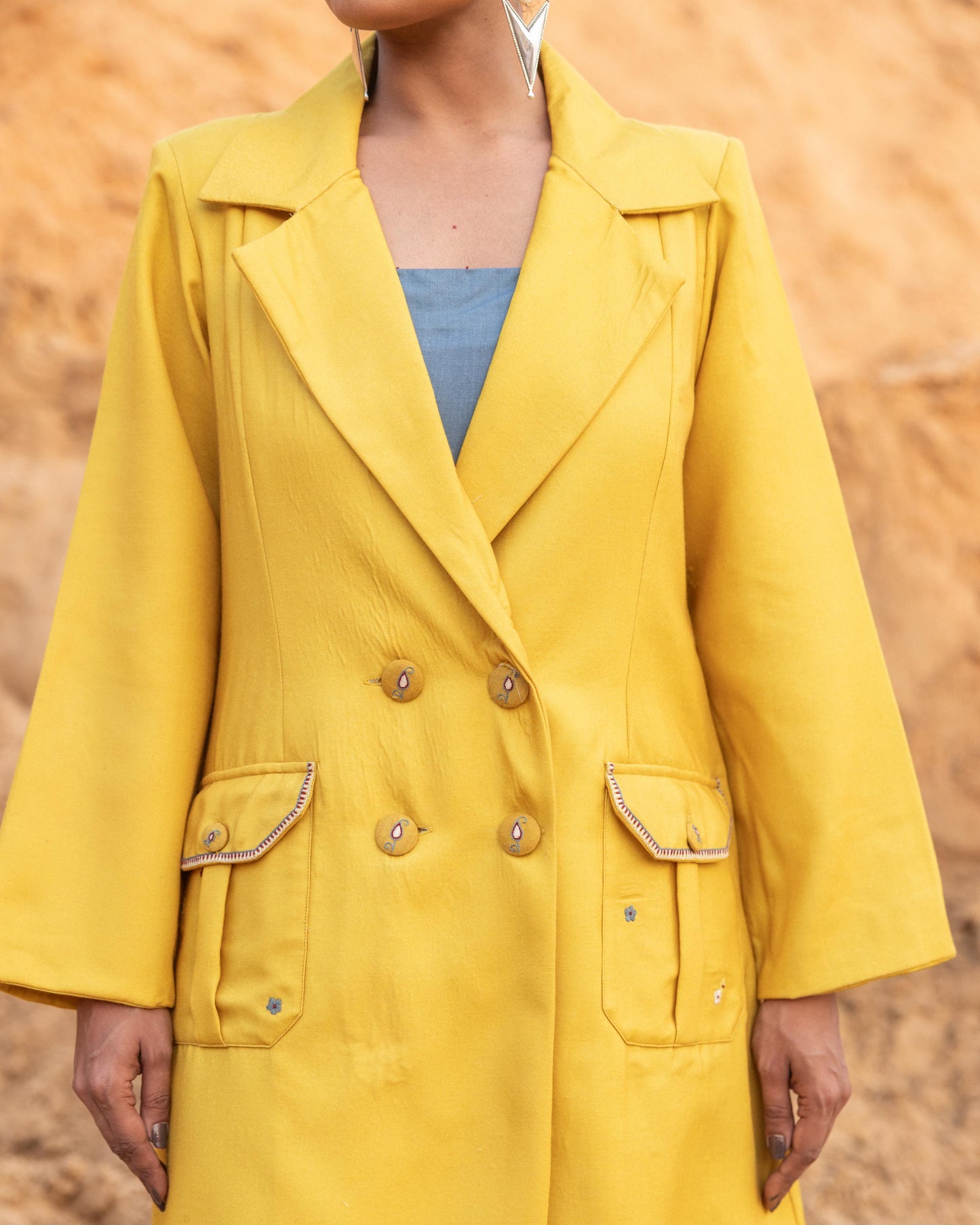 RHYSA JACKET - MUSTARD