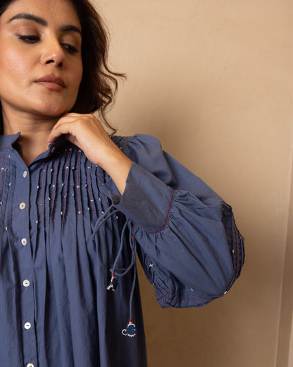 Brig Top and Pants Set (Dark Blue)