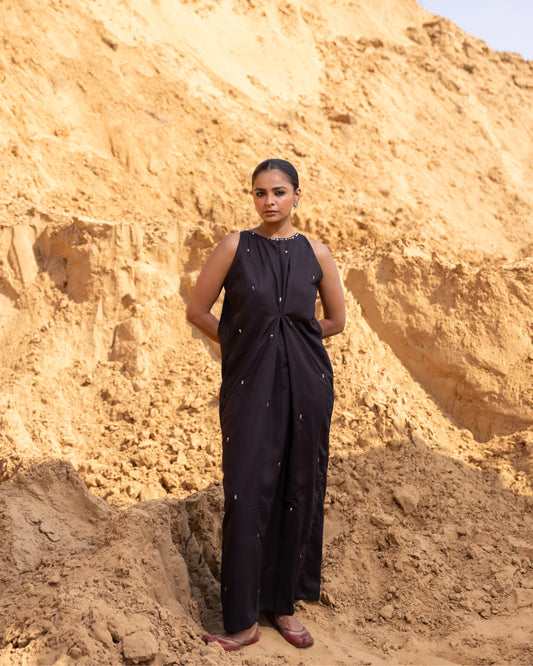 SYNTRA DRESS - BLACK