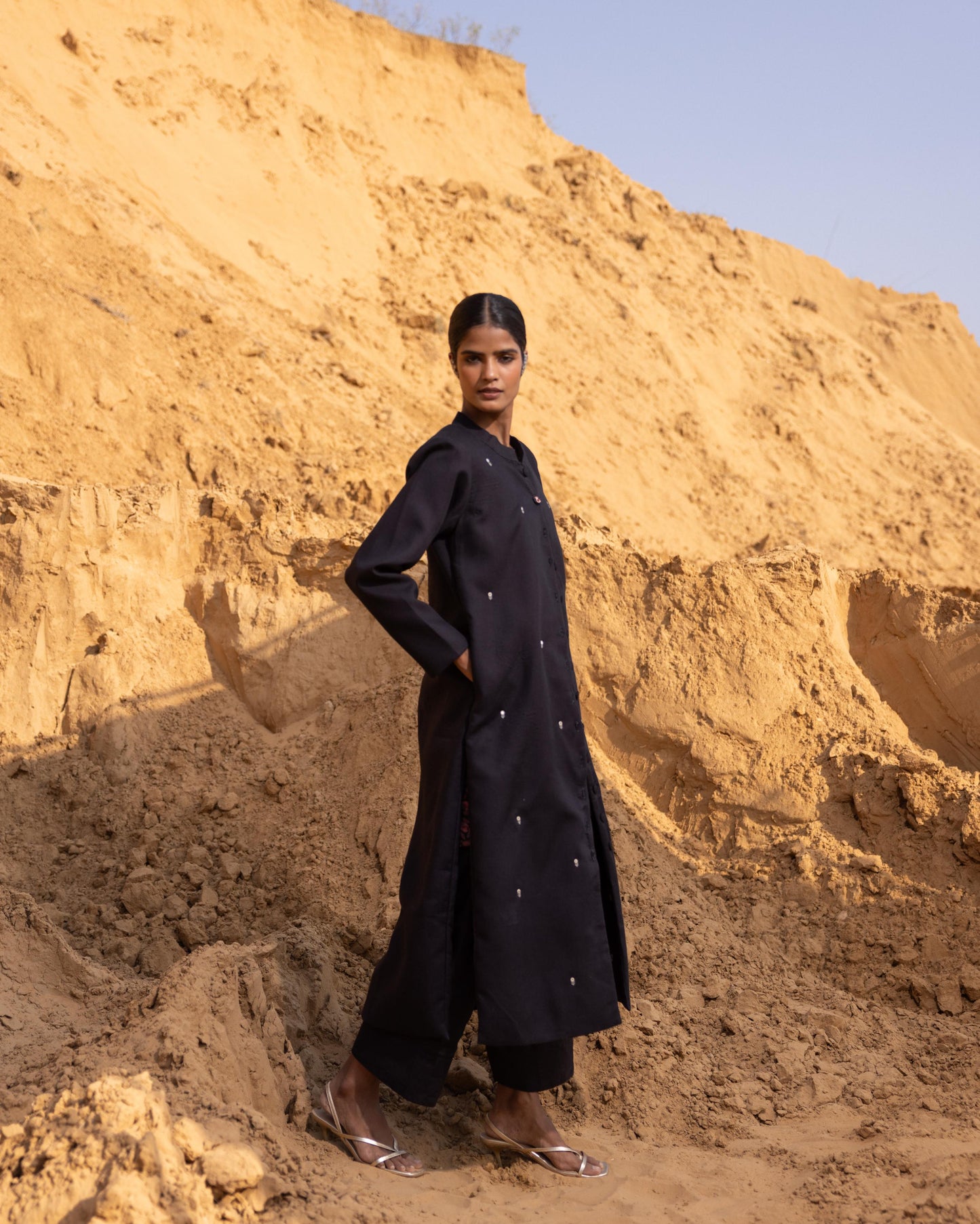 VERSE CO-ORD SET - BLACK