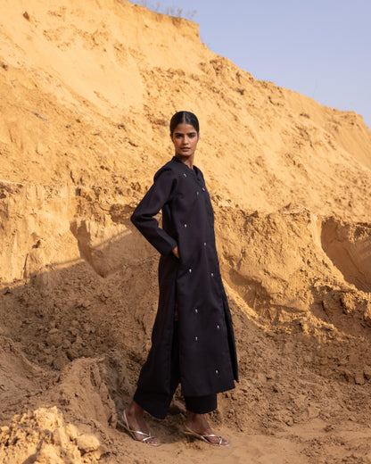 VERSE CO-ORD SET - BLACK