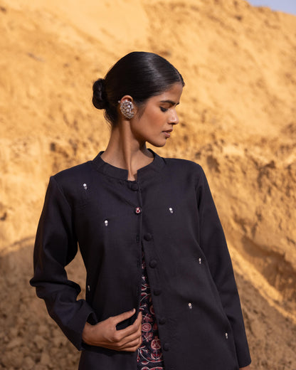 VERSE CO-ORD SET - BLACK