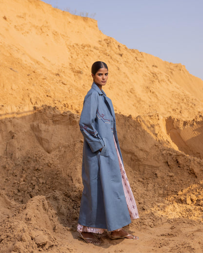 CHRONO DRESS & JACKET SET - Normandy & Desert sand