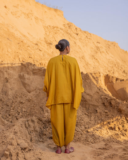 MOSAIC CO-ORD SET - MUSTARD