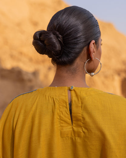 MOSAIC TOP - MUSTARD