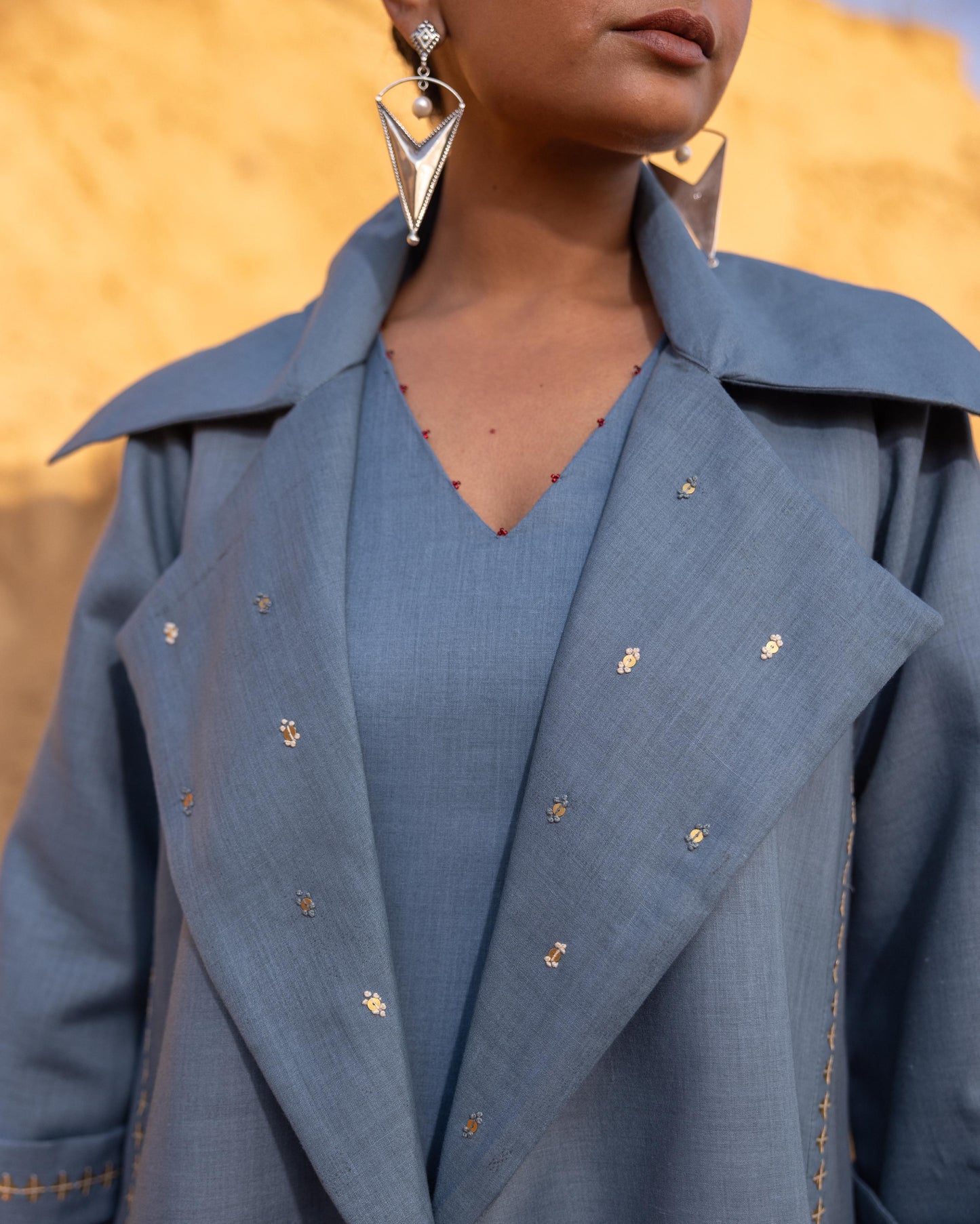 KOSHA DRESS & JACKET SET - Normandy