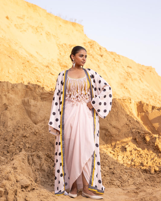 SAGA CO-ORD SET - Desert sand & MUSTARD