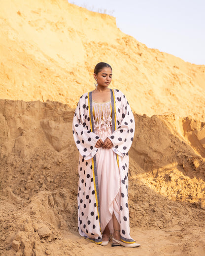 SAGA SHRUG - Desert sand