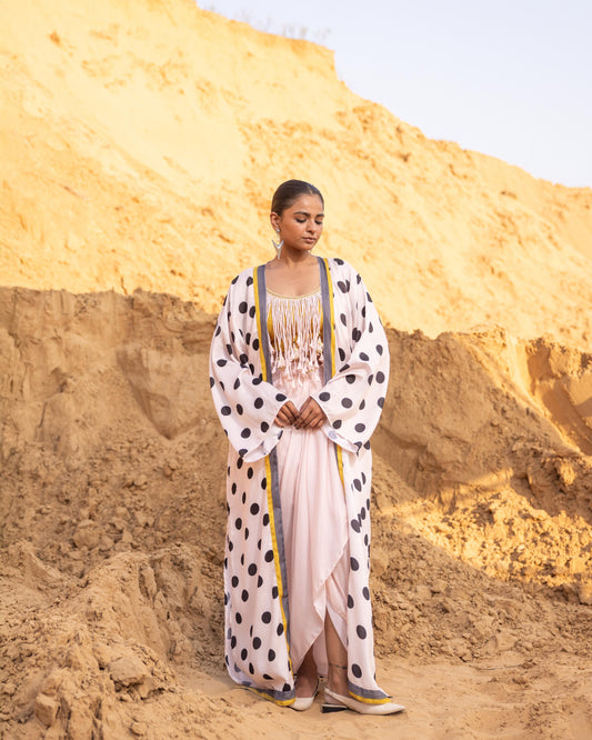 SAGA SHRUG - Desert sand