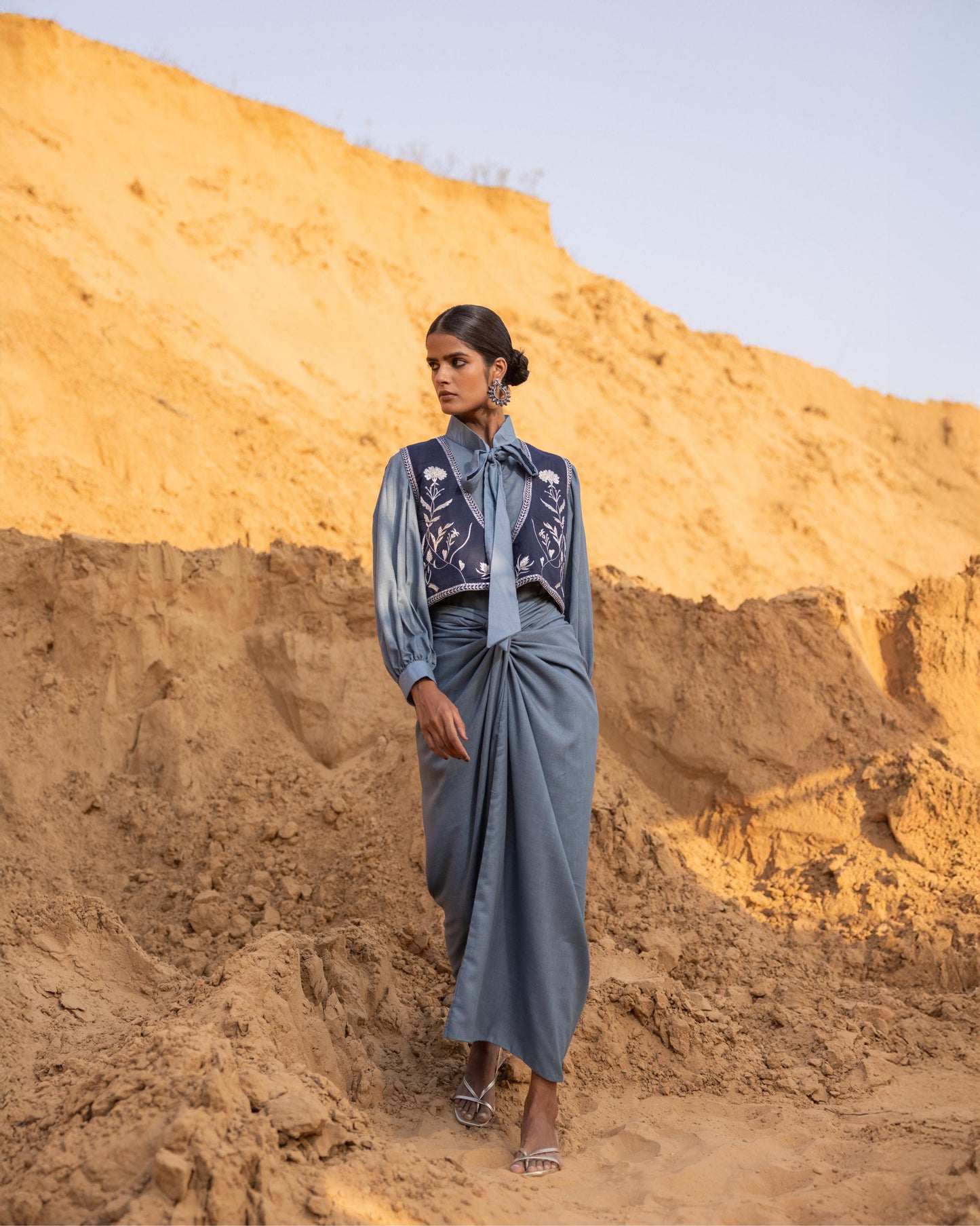 LYNOR JACKET - Normandy & BLUE