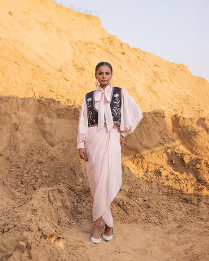 LYNOR JACKET - Desert sand & BLACK