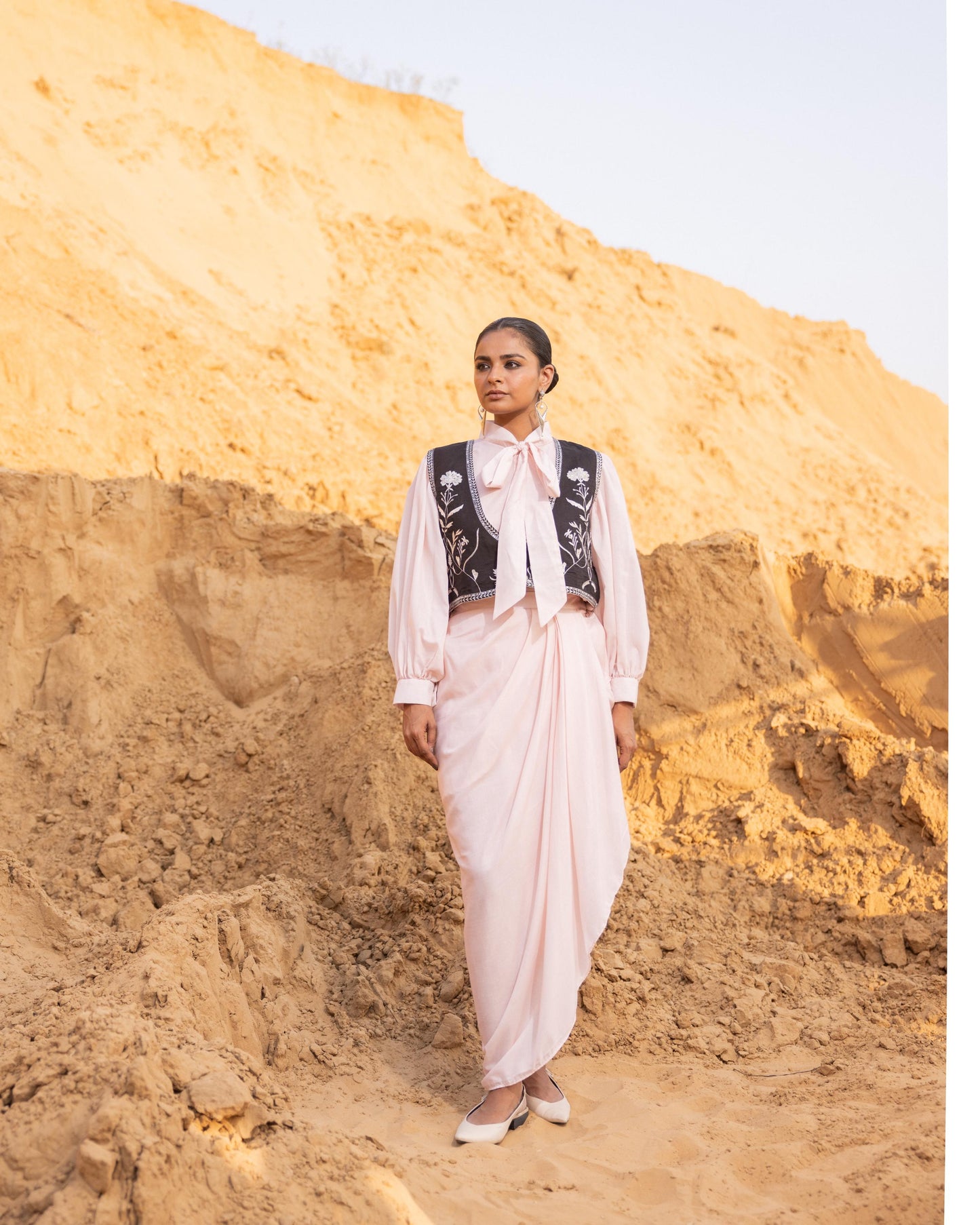 LYNOR JACKET - Desert sand & BLACK