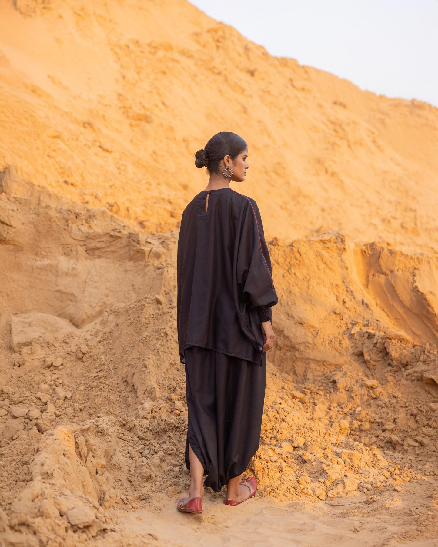 MOSAIC CO-ORD SET - BLACK