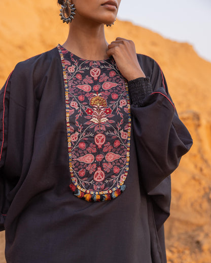 MOSAIC CO-ORD SET - BLACK