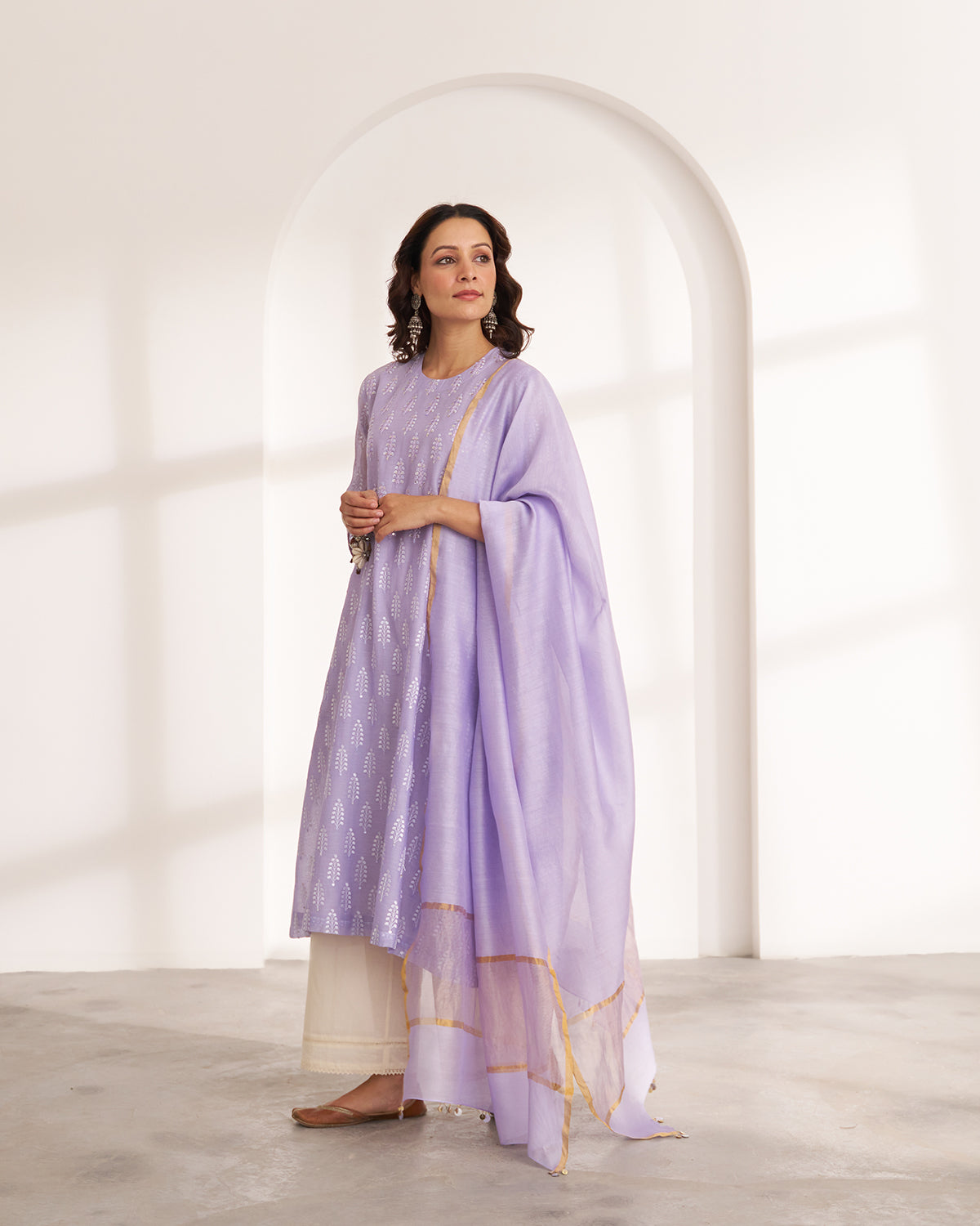 Kashni Silk Chanderi Dupatta