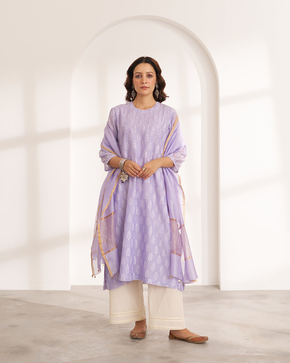Kashni Silk Chanderi Dupatta