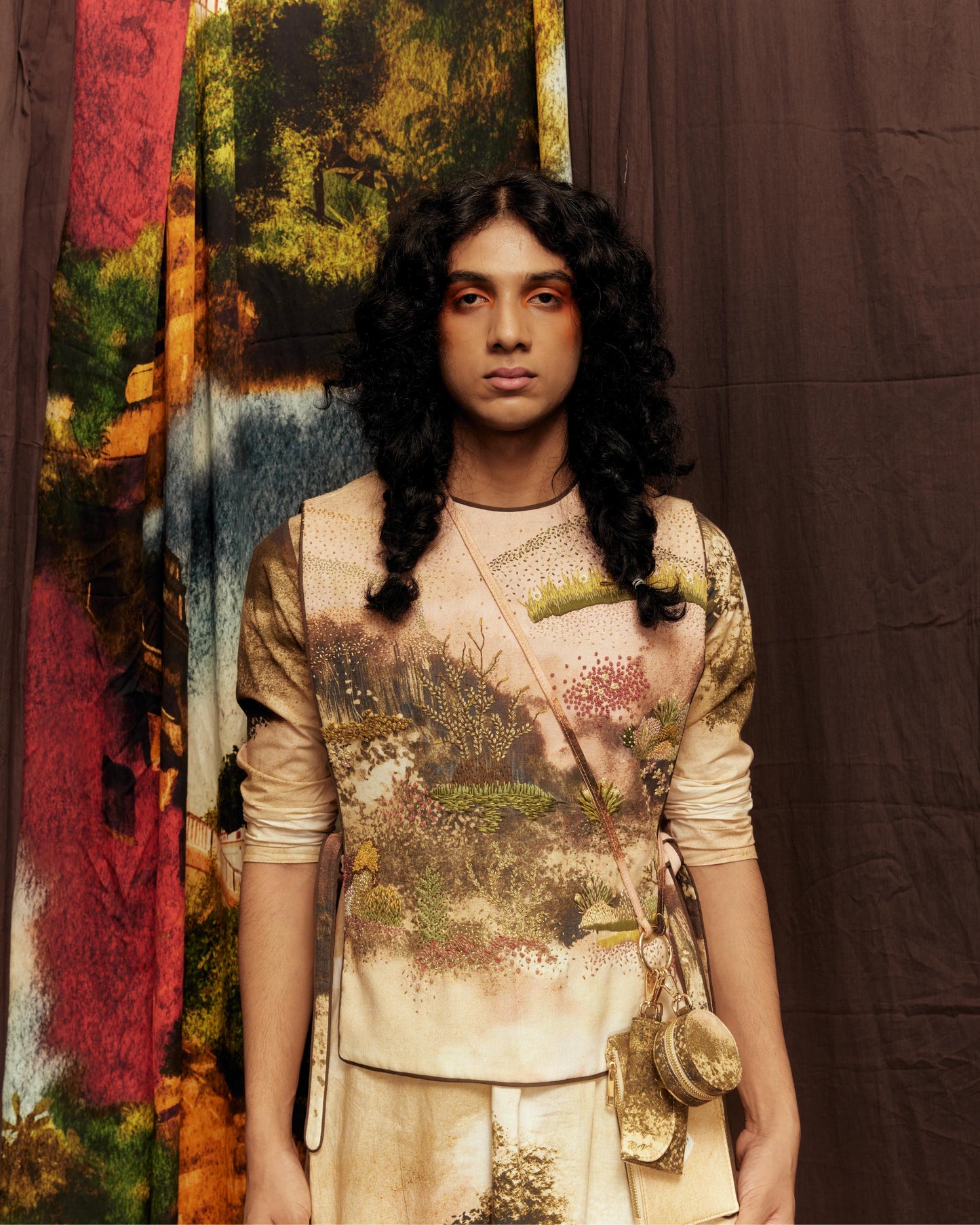 Pink Monet Emb. Gilet