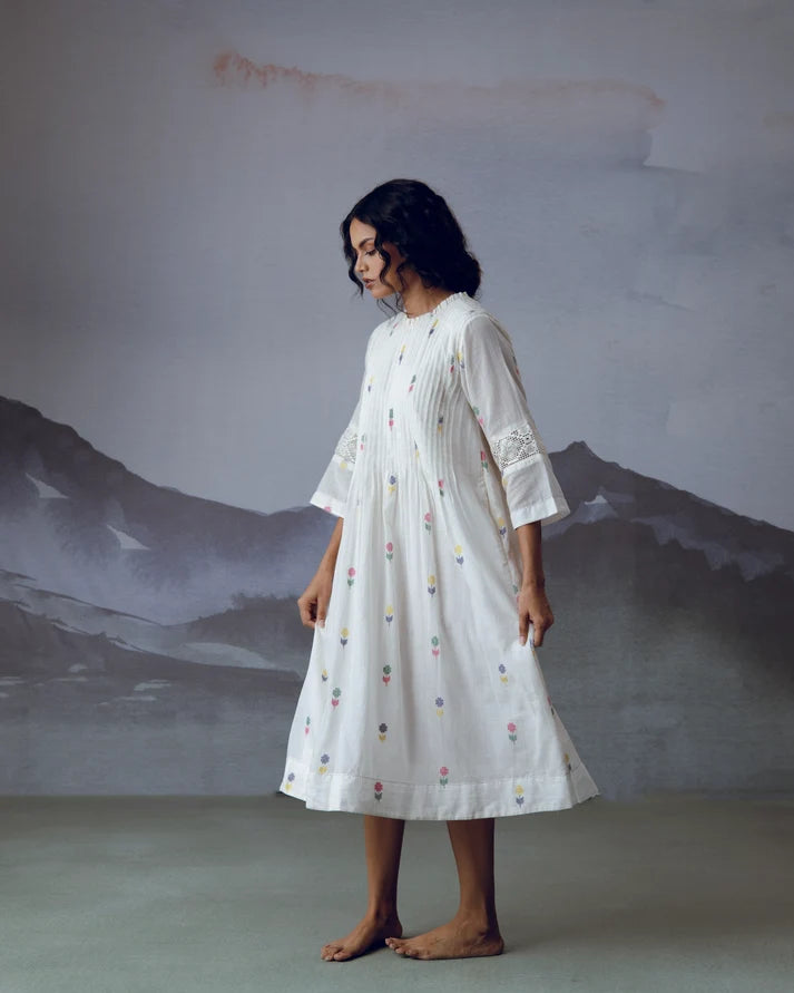 Phool Frill Dress