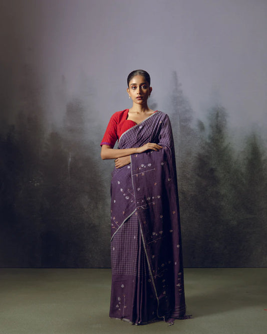 Violet Utsav Saree