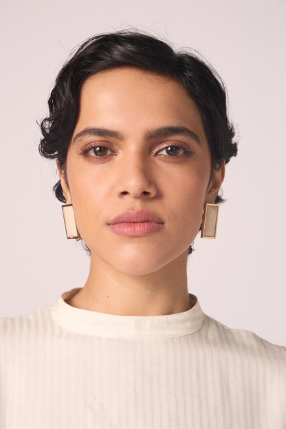 Rayya Off White Silk Top