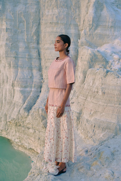 ⁠Hnin Quilted Skirt