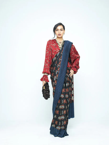 Wild Bloom Saree