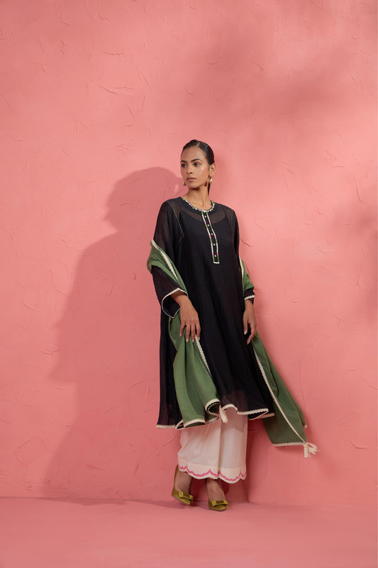 Green Zoya Dupatta