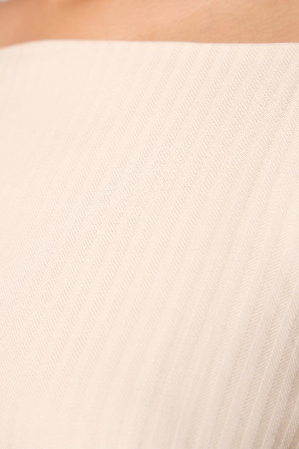 Spica Off White Silk Slip Dress