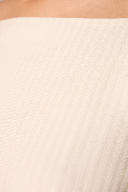 Spica Off White Silk Slip Dress