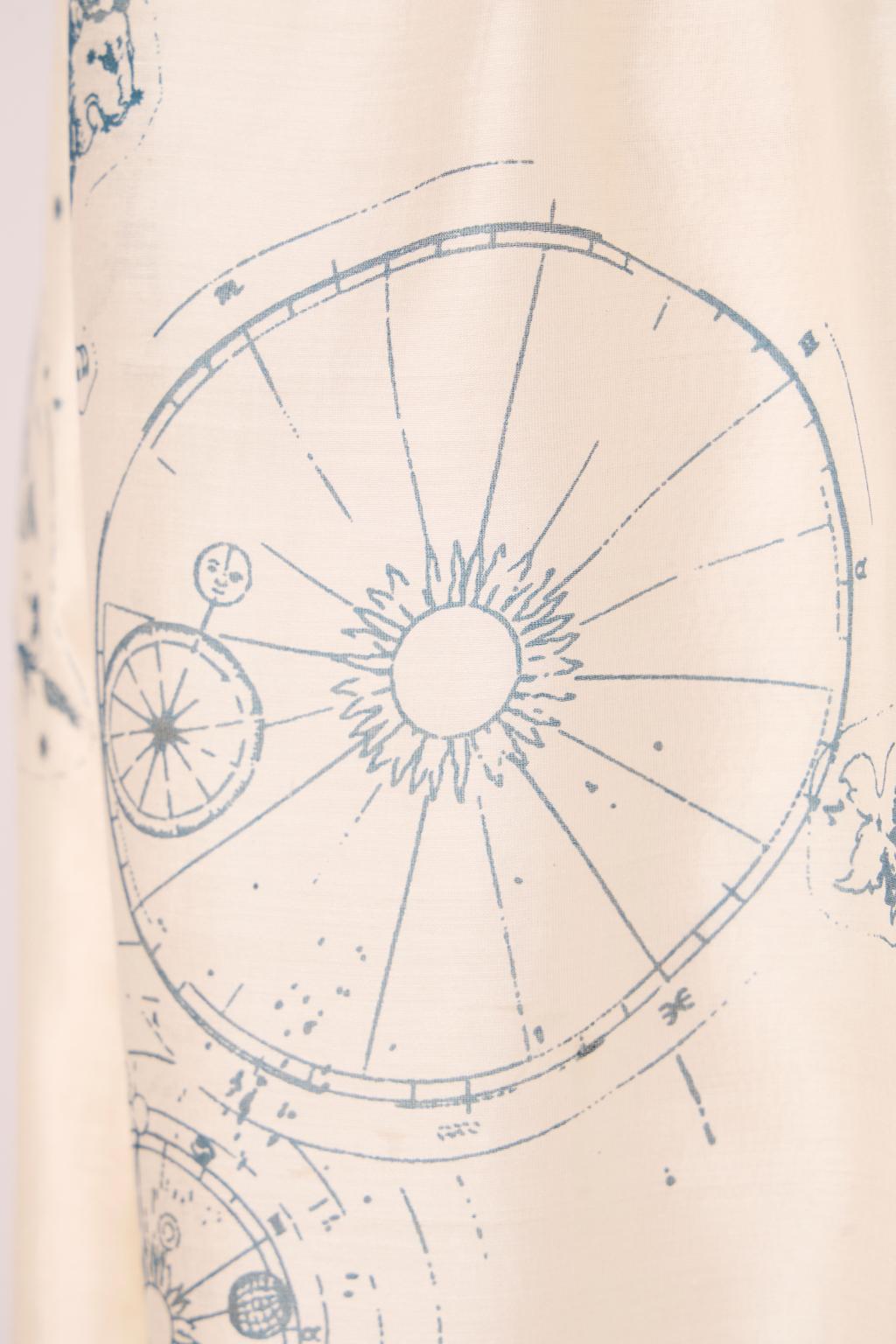 Mizar Zodiac Print Handwoven Dress