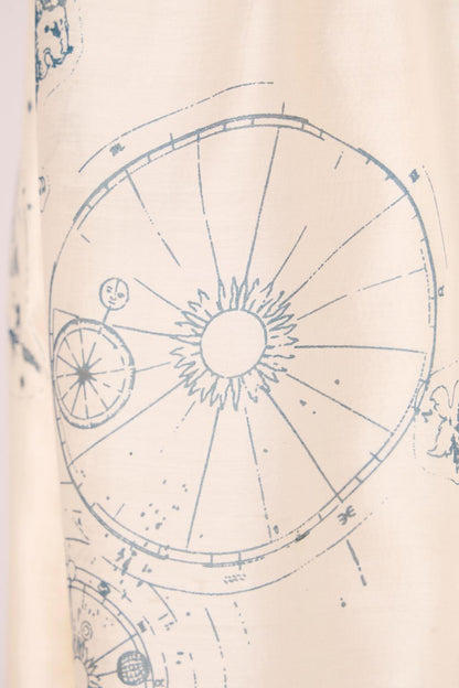 Mizar Zodiac Print Handwoven Dress