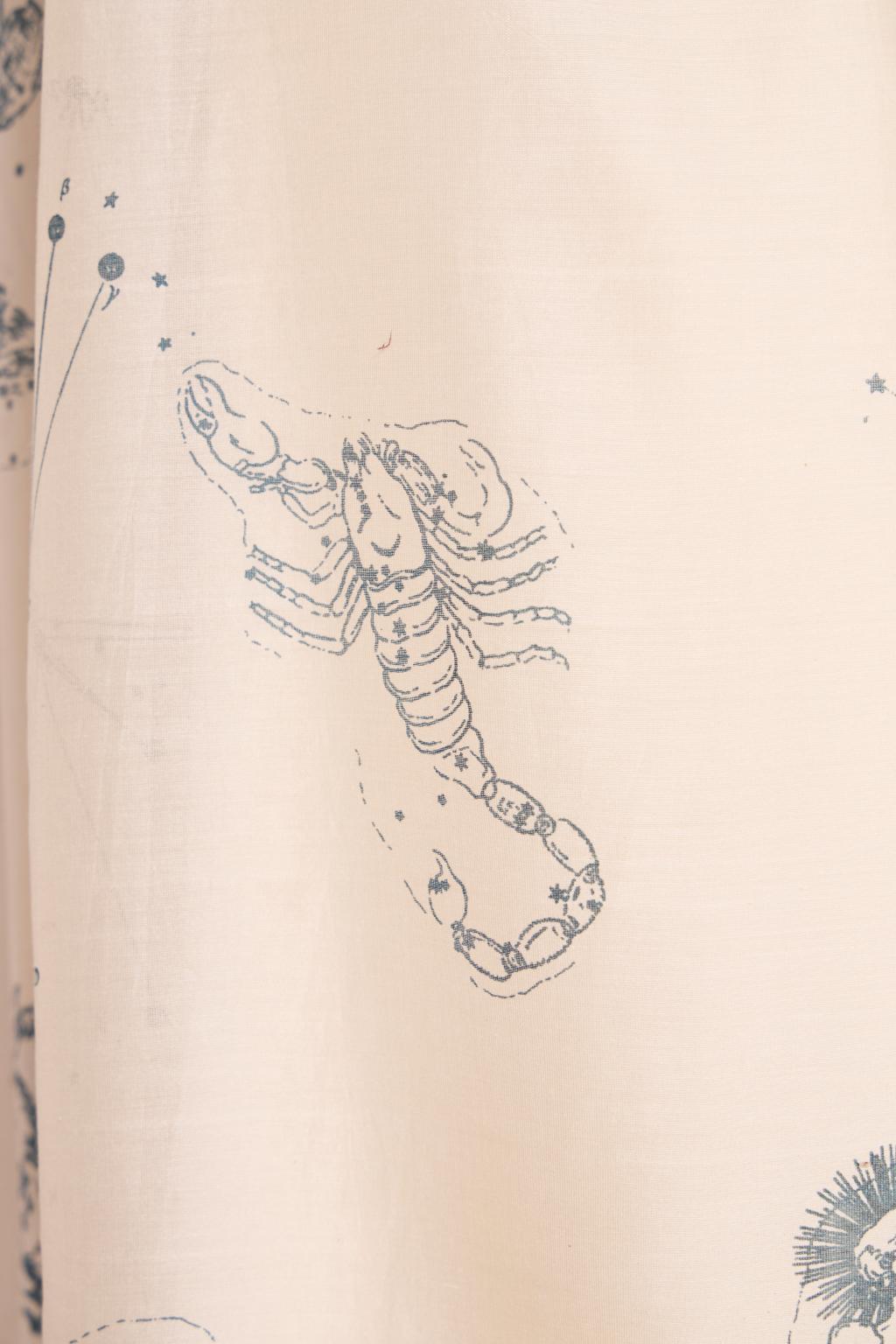 Mizar Zodiac Print Handwoven Dress