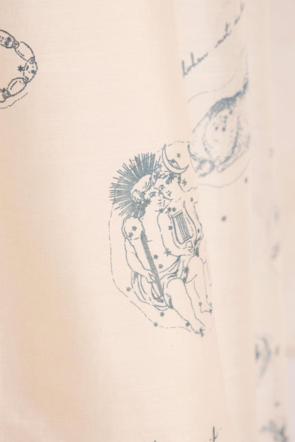 Mizar Zodiac Print Handwoven Dress