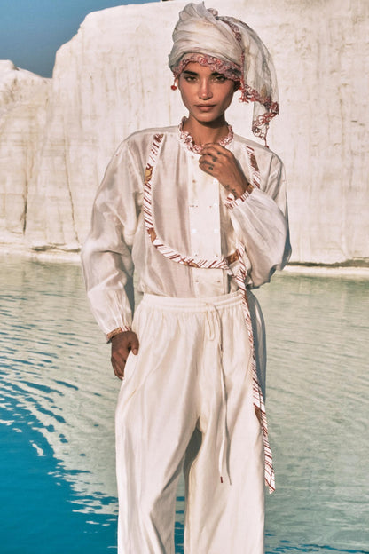 Thiri Embroidered Pants