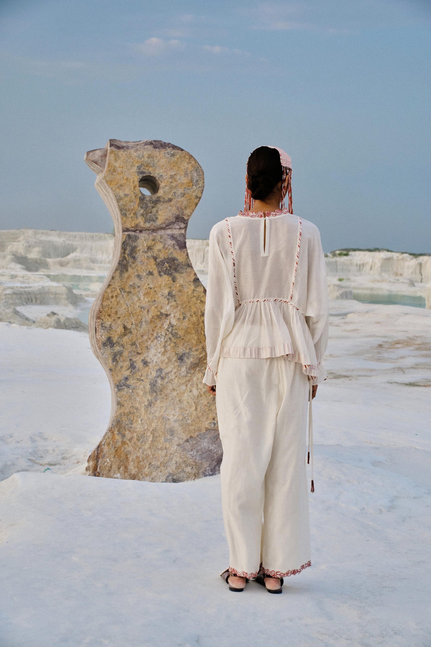 Thiri Embroidered Pants