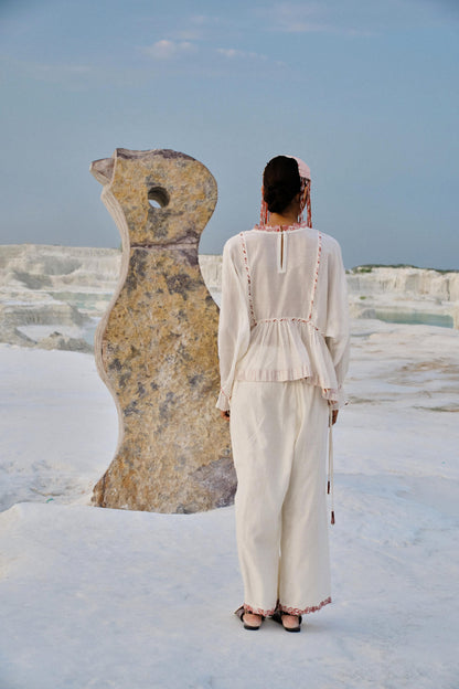 Thiri Embroidered Pants