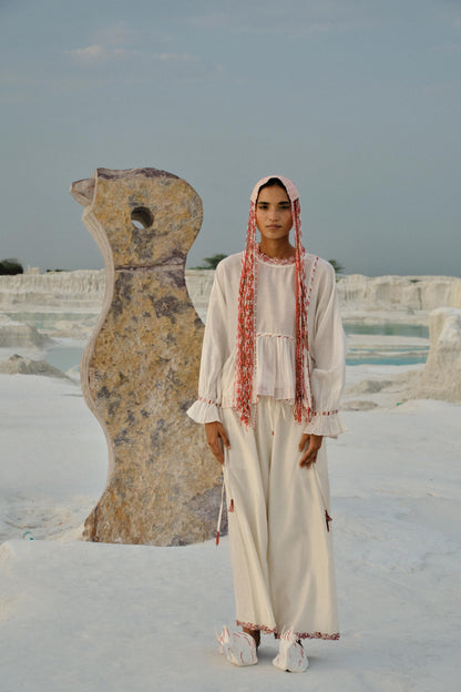 Thiri Embroidered Pants